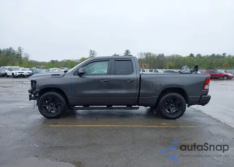 2020 Ram 1500 Big Horn 4X4 6'4 Box из США, поврежденный, VIN 1C6SRFBT9LN292321